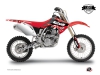 Honda 125 CR Dirt Bike Predator Graphic Kit Red LIGHT