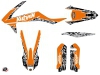 KTM 125 SX Dirt Bike Predator Graphic Kit Orange LIGHT