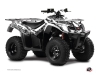 Kit Déco Quad Predator Kymco 250 MXU Blanc