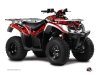 Kit Déco Quad Predator Kymco 250 MXU Rouge Noir