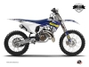 Kit Déco Moto Cross Predator Husqvarna FC 250 Violet Jaune LIGHT