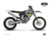 Husqvarna TC 250 Dirt Bike Predator Graphic Kit Purple Yellow LIGHT