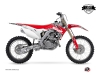 Kit Déco Moto Cross Predator Honda 250 CRF Noir Rouge LIGHT