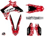 Honda 250 CRF Dirt Bike Predator Graphic Kit Red LIGHT