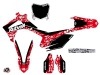 Honda 250 CRF Dirt Bike Predator Graphic Kit Red