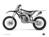 Kit Déco Moto Cross Predator Kawasaki 250 KX Blanc