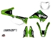 Kawasaki 250 KX Dirt Bike Predator Graphic Kit Black Green