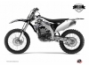 Kit Déco Moto Cross Predator Kawasaki 250 KXF Blanc LIGHT