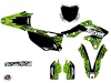 Kit Déco Moto Cross Predator Kawasaki 250 KXF Noir Vert