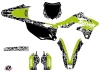 Kawasaki 250 KXF Dirt Bike Predator Graphic Kit Green