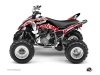 Kit Déco Quad Predator Yamaha 250 Raptor Rouge