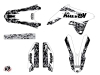 Kit Déco Moto Cross Predator Suzuki 250 RMZ Blanc LIGHT