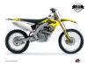 Suzuki 250 RMZ Dirt Bike Predator Graphic Kit Yellow LIGHT