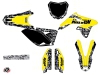 Suzuki 250 RMZ Dirt Bike Predator Graphic Kit Yellow
