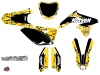 Suzuki 250 RMZ Dirt Bike Predator Graphic Kit Black Yellow