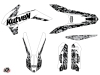 KTM 250 SX Dirt Bike Predator Graphic Kit White LIGHT