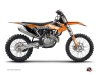 KTM 250 SXF Dirt Bike Predator Graphic Kit Orange