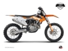 KTM 250 SXF Dirt Bike Predator Graphic Kit Orange LIGHT