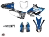 Kit Déco Moto Cross Predator Yamaha 250 YZ Noir Bleu