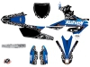 Kit Déco Moto Cross Predator Yamaha 250 YZF Noir Bleu