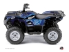 Kit Déco Quad Predator Yamaha 300 Grizzly Bleu