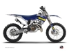 Husqvarna FC 350 Dirt Bike Predator Graphic Kit Purple Yellow