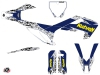 Husqvarna FC 350 Dirt Bike Predator Graphic Kit Purple Yellow