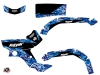 Kit Déco Quad Predator Yamaha 350 Grizzly Bleu