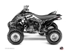 Yamaha 350 Raptor ATV Predator Graphic Kit White