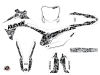 Honda 450 CRF Dirt Bike Predator Graphic Kit White