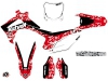 Honda 450 CRF Dirt Bike Predator Graphic Kit Red