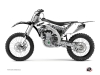 Kawasaki 450 KXF Dirt Bike Predator Graphic Kit White