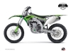 Kit Déco Moto Cross Predator Kawasaki 450 KXF Vert LIGHT