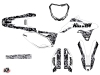 Suzuki 450 RMZ Dirt Bike Predator Graphic Kit White