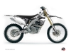 Suzuki 450 RMZ Dirt Bike Predator Graphic Kit White
