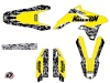 Suzuki 450 RMZ Dirt Bike Predator Graphic Kit Black Yellow LIGHT