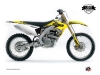 Suzuki 450 RMZ Dirt Bike Predator Graphic Kit Yellow LIGHT
