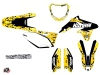 Suzuki 450 RMZ Dirt Bike Predator Graphic Kit Black Yellow