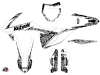 KTM 450 SXF Dirt Bike Predator Graphic Kit White