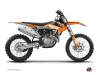 KTM 450 SXF Dirt Bike Predator Graphic Kit Orange