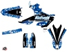 Yamaha 450 WRF Dirt Bike Predator Graphic Kit Blue LIGHT