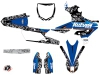 Kit Déco Moto Cross Predator Yamaha 450 YZF Noir Bleu