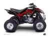 Kymco 50 MAXXER ATV Predator Graphic Kit Red Black