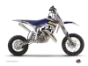 Kit Déco Moto Cross Predator Husqvarna TC 50 Violet Jaune