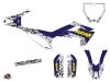 Husqvarna TC 50 Dirt Bike Predator Graphic Kit Purple Yellow