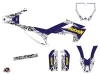 Kit Déco Moto Cross Predator Husqvarna TC 50 Violet Jaune