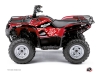 Kit Déco Quad Predator Yamaha 550-700 Grizzly Rouge