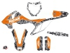 Kit Déco Moto Cross Predator KTM 65 SX Orange