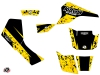 Suzuki 80 LT ATV Predator Graphic Kit Black Yellow