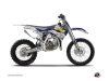 Kit Déco Moto Cross Predator Husqvarna TC 85 Violet Jaune